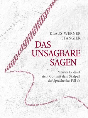 cover image of Das Unsagbare sagen